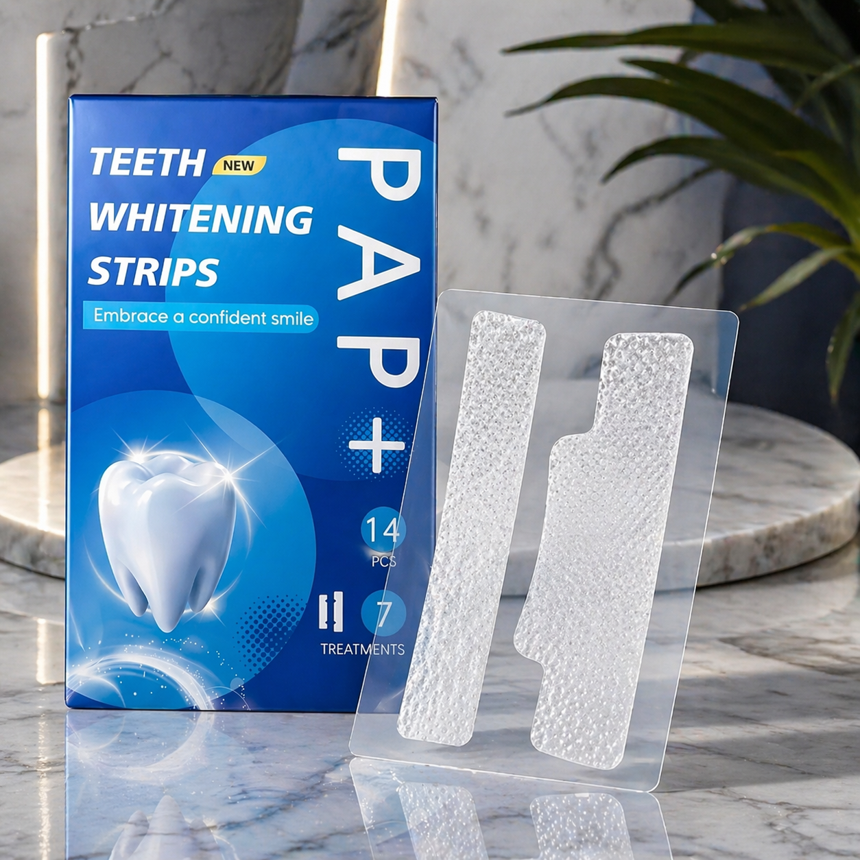 BlancSmile Pro – Tiras Blanqueadoras Dentales