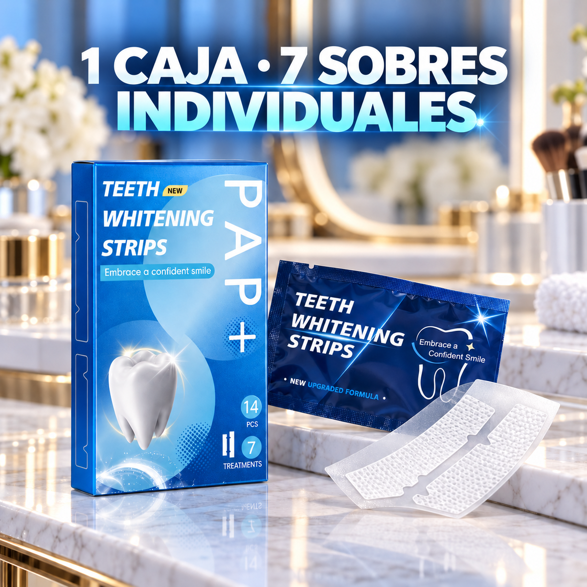 BlancSmile Pro - Tiras Blanqueadoras Dentales