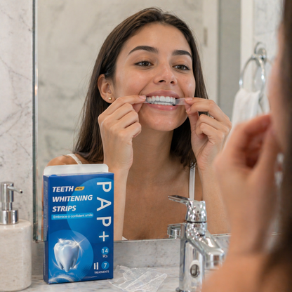 BlancSmile Pro™ – Tiras Blanqueadoras Dentales