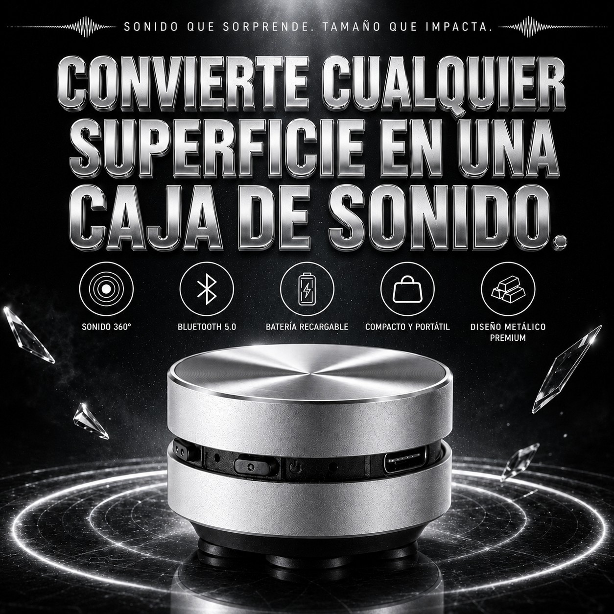 El Potente Mini Parlante Inalámbrico