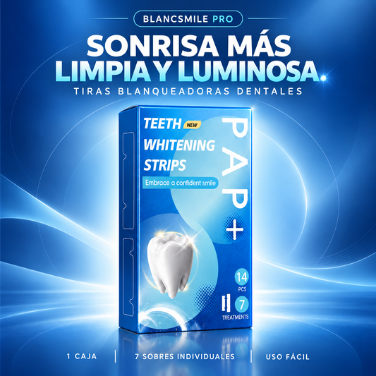 BlancSmile Pro - Tiras Blanqueadoras Dentales